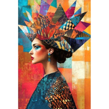 Vrouw in de bohemian stijl